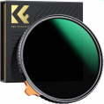 K&F Concept filtras 72mm Black Mist 1/4 +ND2-400 Variable ND 