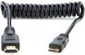 Atomos Mini HDMI to Full HDMI Cable, Coiled 30cm
