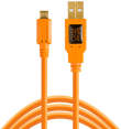 Tether Tools kabelis TetherPro USB 2.0 A Male to Micro-B 15 (4.6m) - Orange (CU5430ORG)