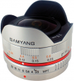 Samyang objektyvas 7.5mm f/3.5 UMC Fish-eye (MFT)
