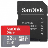 SanDisk atm. korta microSDHC 32GB Ultra 120MB/s X2 su adap. 
