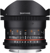 Samyang objektyvas VDSLR 12mm T3.1 ED AS NCS Fish-eye (Sony A)