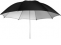 Elfo skėtis 90cm (juodas-baltas)