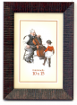 Frame 174,10x15cm,burgundy,wooden   