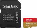 Sandisk atm. korta microSDXC 256GB Extreme 160MB/s A2 C10 V30 UHS-I U3 ActionCam
