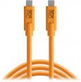 Tether Tools kabelis USB-C to USB-C  (CUC15-ORG)