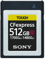 Sony atm. korta 512GB 1700MB/S - CFexpress Type B