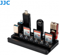 JJC lšmaniųjų telefonų, SD, TF, USB laikiklis UMS-M1 Juodas