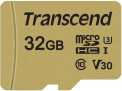 Transcend atm. kort. micro SD 32GB Gold 500S R95/W60