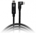 TetherTools kabelis TetherPro USB-C to USB-C Right Angle (CUC15RT-BLK)                                                  