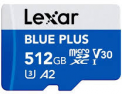 Lexar atm. korta Micro SDHC 512GB Blue Plus UHS-I with SD adapter
