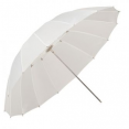 Powerlux skėtis baltas parabolinis 110cm