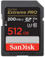 SanDisk atm. korta SDXC 512GB Extreme Pro 200MB/s