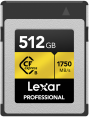 Lexar atm. korta 512GB Pro Gold CFexpress R1750/W1500 