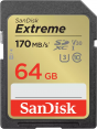 SanDisk atm. korta SDXC 64GB Extreme Video 170MB/s