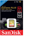 SanDisk atm. korta SD 64GB SDXC Extreme Plus 150MB/s V30 