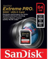 SanDisk atm. korta SD 64GB Extreme Pro SDXC 300MB/s UHC-II 