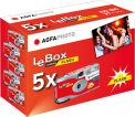 Agfa vienkartinis fotoaparatas LeBox 400 27 flash x 5 vnt.