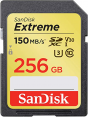 SanDisk SD SDXC 256GB Extreme Video 150MB/s V30