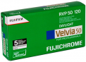 Fujifilm fotojuosta Velvia 50 120 (5vnt)