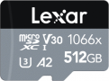 Lexar atm.korta 512GB microSDXC 1066x R160 W120 UHS-I su adapteriu