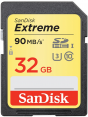 SanDisk atm.korta SD SDHC 32GB Extreme Video 90MB/s V30