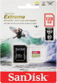 Sandisk atm. korta microSDXC 128GB Extreme 160MB/s A2 C10 V30 UHS-I U3 ActionCam