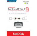 SanDisk atm. raktas USB-C 128GB Dual Drive   