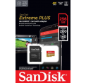 SanDisk atm. korta microSDXC 256GB Extreme PLUS 200/140MB/s  