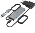 HAMA USB Hub, 4 Ports, USB 3.2