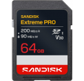 SanDisk atm. korta SD 64GB Extreme PRO 200MB/s A1 V30   