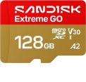 SanDisk atm. korta micro SD 128GB SDXC Extreme Go 240MB/s V30