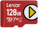 Lexar atm.korta micro SDXC PLAY 128GB R205/W140 (V30)