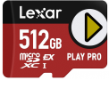 Lexar atm.korta micro SDXC Express PLAY Pro 512GB R900/W600 (V30)