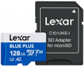 Lexar atm. korta Micro SDHC 128GB Blue Plus UHS-I with SD adapter