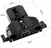 SmallRig priedas 1674 Baseplate with 15mm Rod Clamp