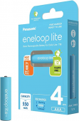 Panasonic Eneloop baterijos Lite AAA 550mAh-4BP Boom