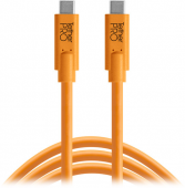 Tether Tools kabelis USB-C to USB-C (CUC15-ORG)