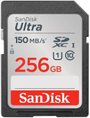 SanDisk atm. korta SD 256GB ULTRA 150MB/s