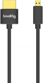 SmallRig 3043 Micro HDMI to Full HDMI Cable Ultra Slim 4K 55cm (D to A)         