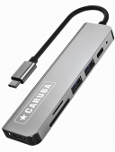 Caruba skaitytuvas 6-in-1 USB-C Hub