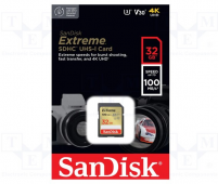 SanDisk atm. korta SD 32GB Extreme SDHC 100MB/s