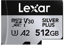 Lexar atm.korta SDXC micro Silver Plus 512GB R205/W150
