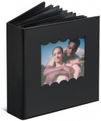 Polaroid albumas Scalloped Small  - Black