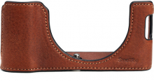 SmallRig 4699 Leather Half Case Kit for FUJIFILM X100VI (Brown) 