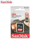 SanDisk atm. korta SD 128GB ULTRA 100MB/s  