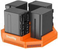 SmallRig 4834 NP-F970 4-Channel Camera Battery Charger & 4-Battery Kit