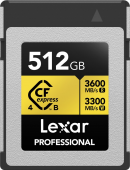 Lexar atm.korta CFexpress 4.0 Pro Gold 512GB R3600/W3300 Type B