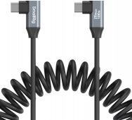 SmallRig 4793 USB-C Angled to USB-C Angled Coiled Data Cable 