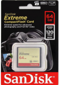 SanDisk atm. korta CF 64GB Extreme 120MB/s
